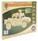 Деревянный конструктор Wooden Toys Военный внедорожник малый